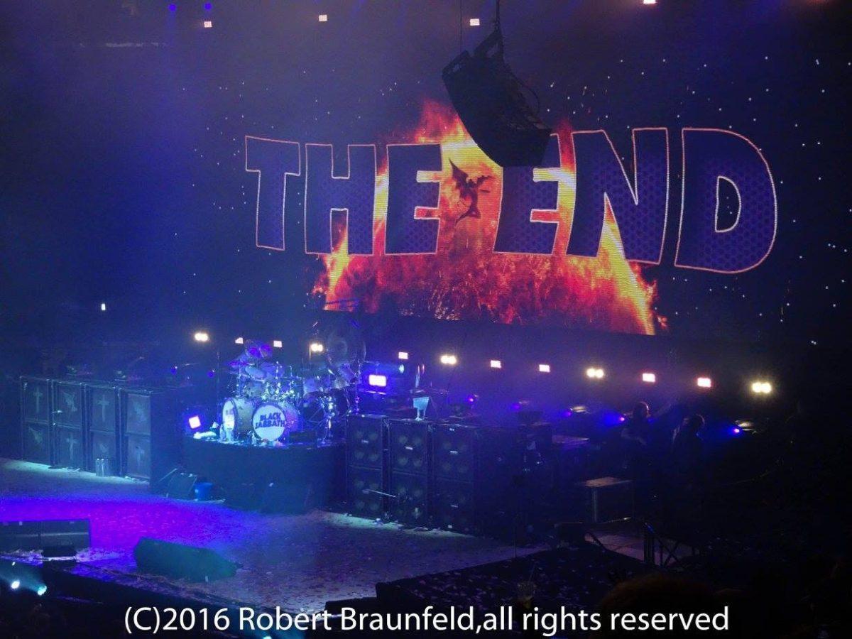 Black Sabbath @ Madison Square Garden, 2/27/2016