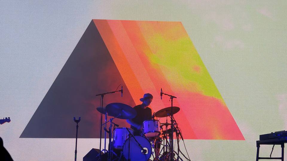 Rory O'Connor on drums - photo by Kyle Campbell