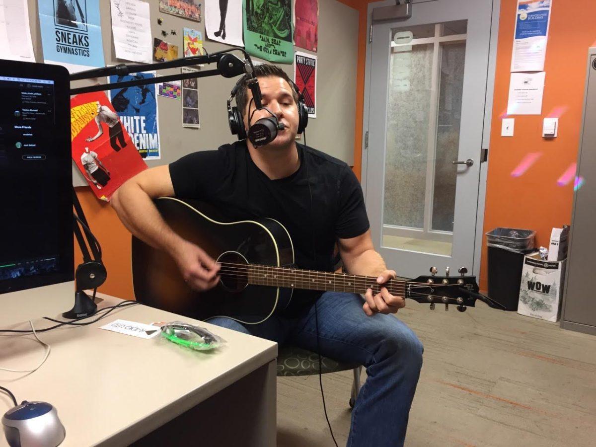 Justin Mason in the Studio