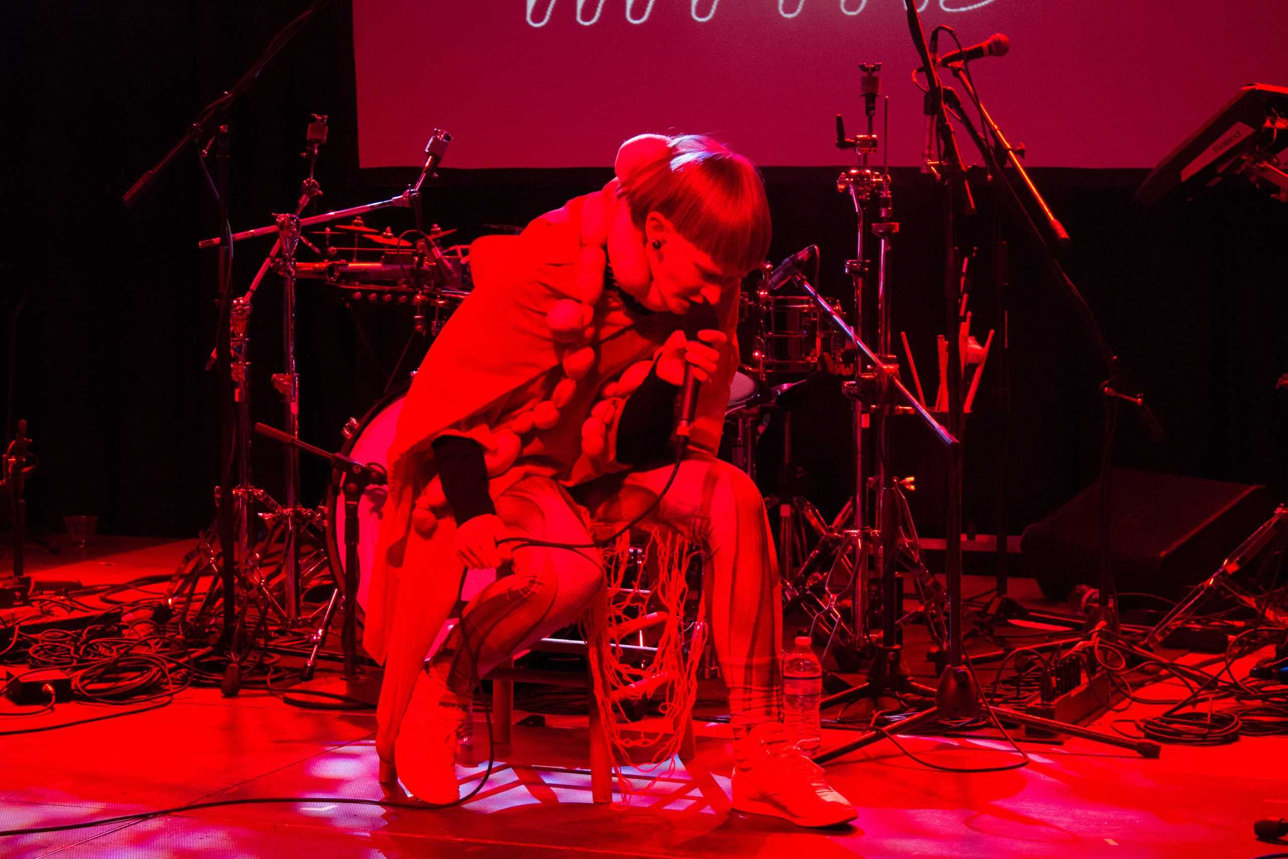 Jenny Hval @ Marfa Myths 3/11/17 - photo by Demir Candas