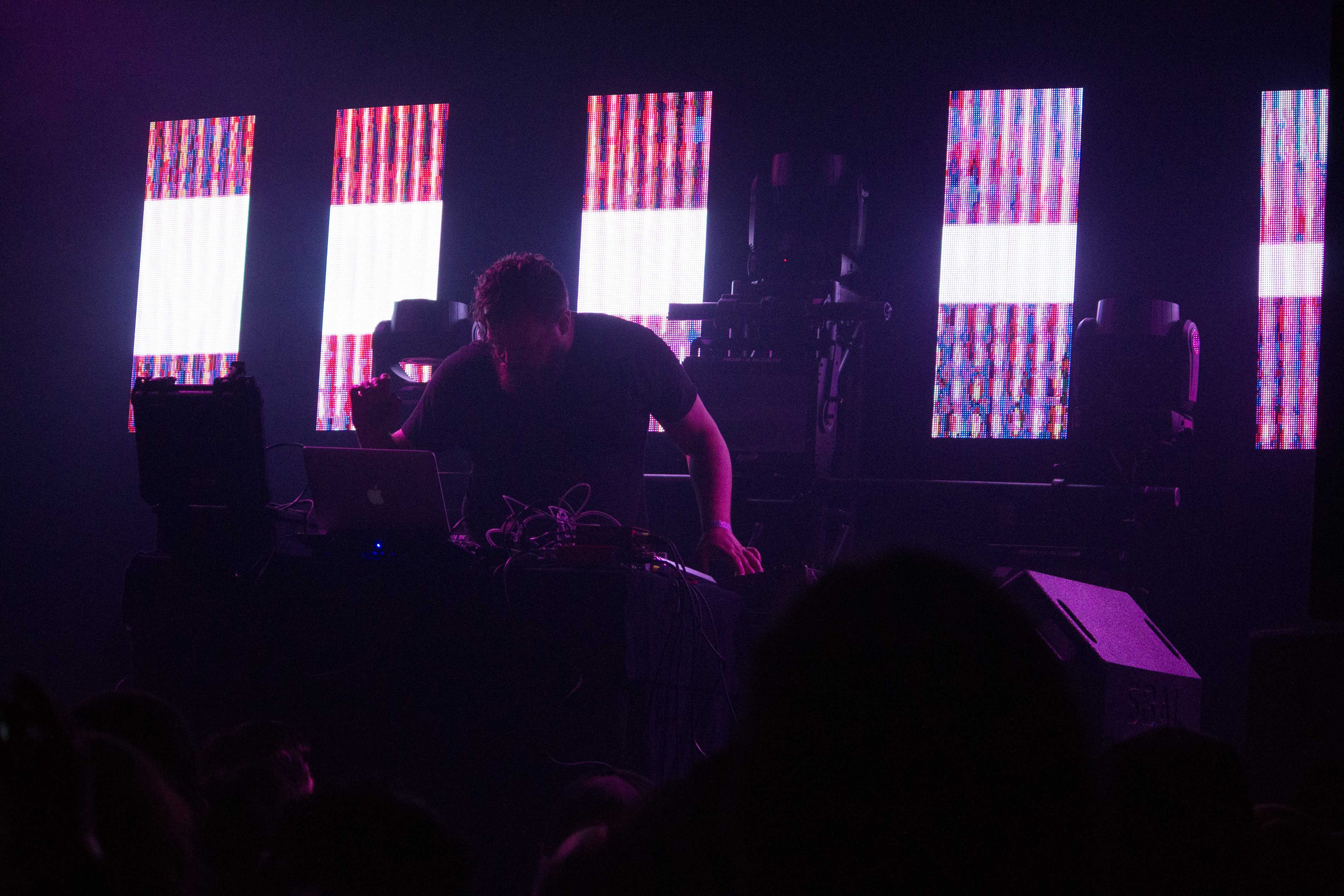 Com Truise @ Trees, 6/7/17 - photo by Demir Candas