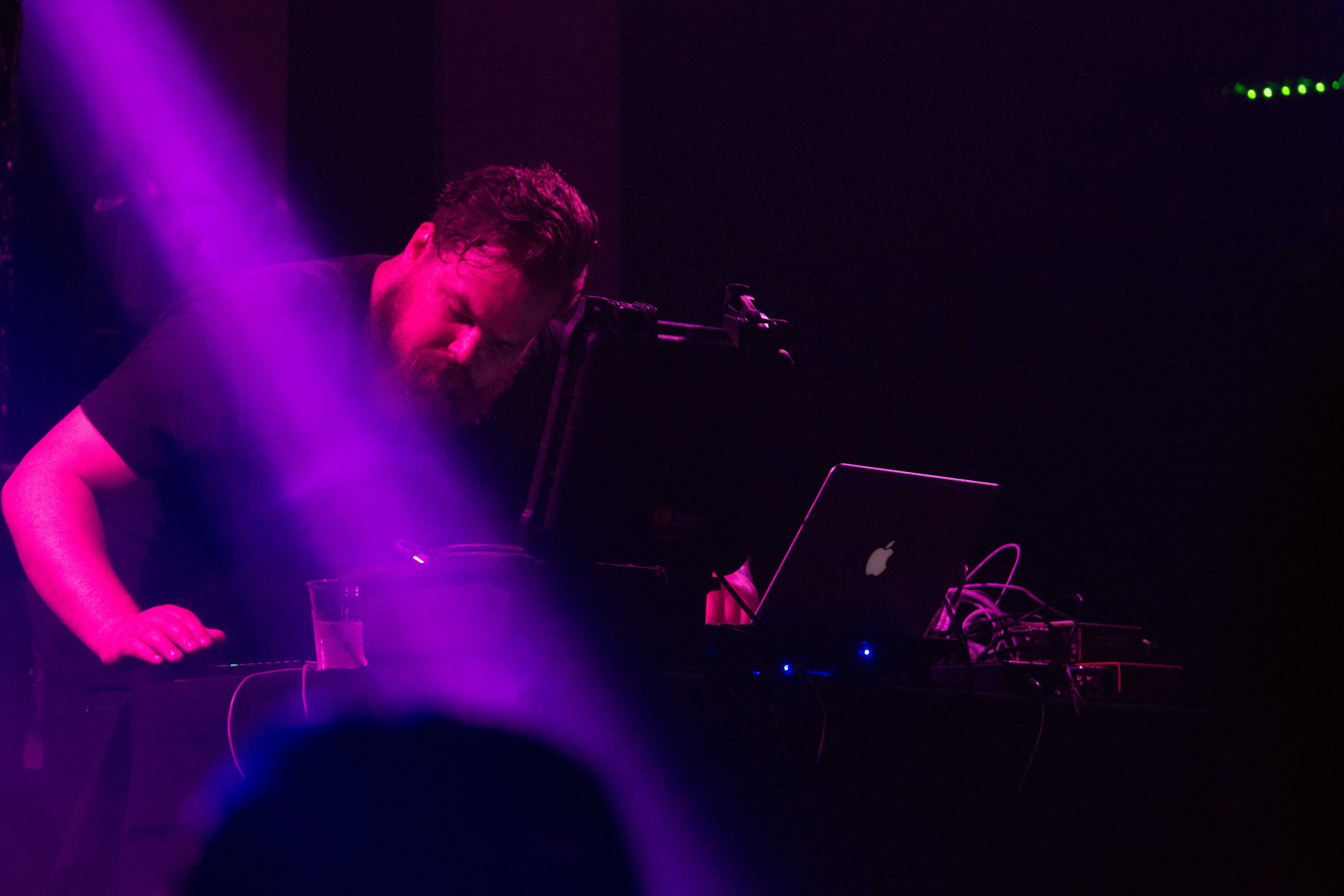 Com Truise @ Trees, 6/7/17 - photo by Demir Candas