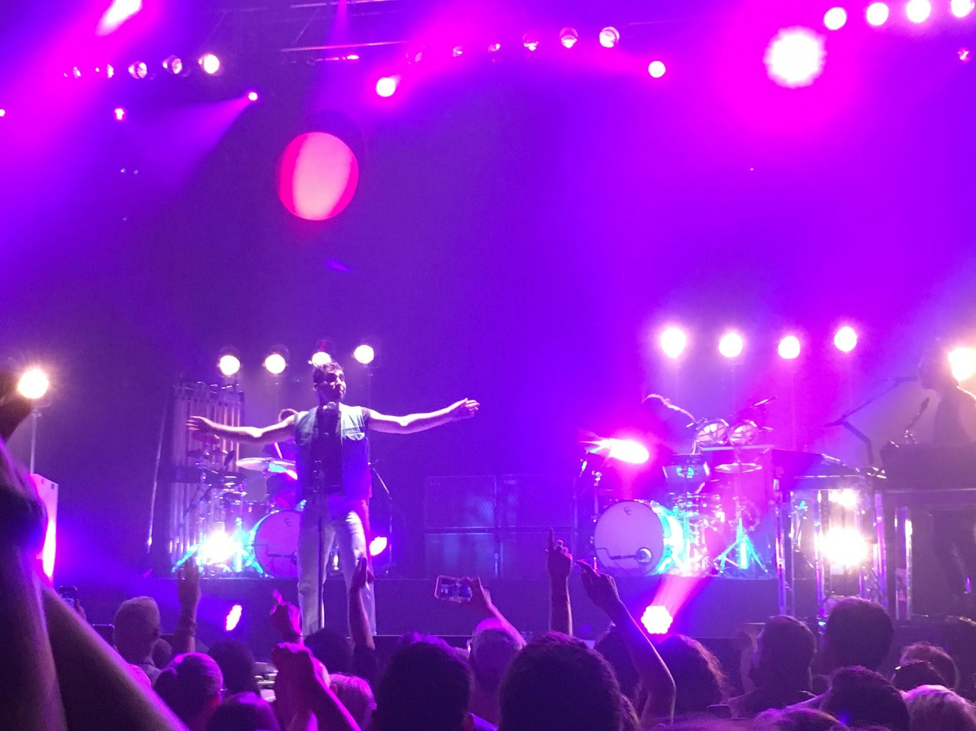 Lights, Cake, and Action with Bleachers
